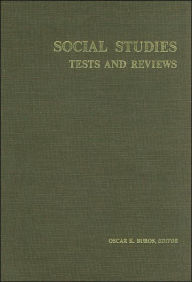 Title: Social Science Tests and Reviews, Author: Buros Center