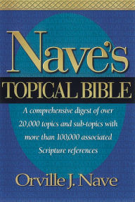 Title: Nave's Topical Bible: King James Version (KJV), burgundy hardcover, Author: Hendrickson