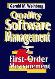 Quality Software Management: First-Order Measurement