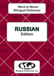 Title: Russian Word to Word Bilingual Dictionary, Author: C MA Sesma