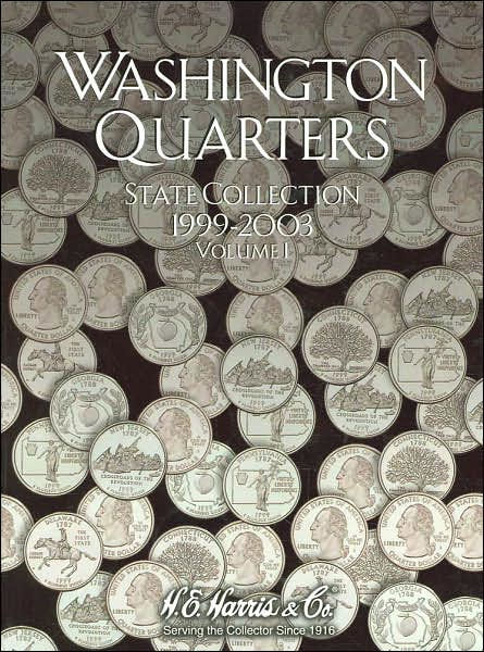 Mint HE Harris 50 State Quarters Folder 1999-2008 Official U.S 