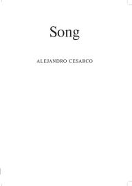 Title: Alejandro Cesarco: Song, Author: Alejandro Cesarco