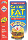 The Doctor's Pocket Calorie Fat and Carbohydrate Counter