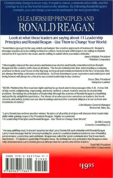 15 Leadership Principles and Ronald Reagan: Use Them to Change Your World