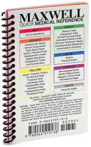 Maxwell Quick Medical Reference, 6th Spiral Edition, FREE SHIPPING Maxwell Quick Medical Reference, 6th Spiral Edition, FREE SHIPPING