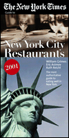 New York Times Guide to Restaurants in New York City, 2000
