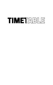 Title: Timetable, Author: John Most