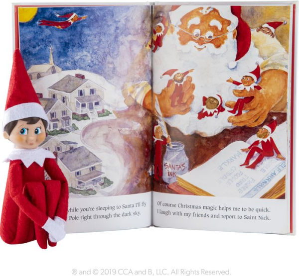 The Elf on the Shelf: A Christmas Tradition (includes blue-eyed boy scout elf)