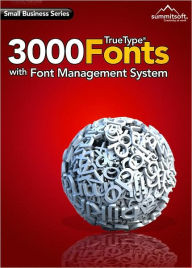 Title: 3000 Fonts, Author: Summitsoft Corporation