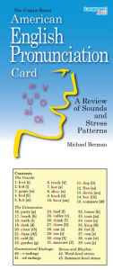 Title: The American English Pronunciation Card: A Review of Sounds and Stress Patterns, Author: Michael Berman