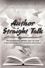 Author Straight Talk