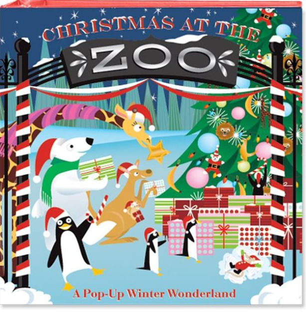 Christmas at the Zoo by Up with Paper, Pop Up Book Barnes & Noble®