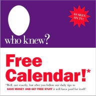 2011 Who Knew Free Box Calendar