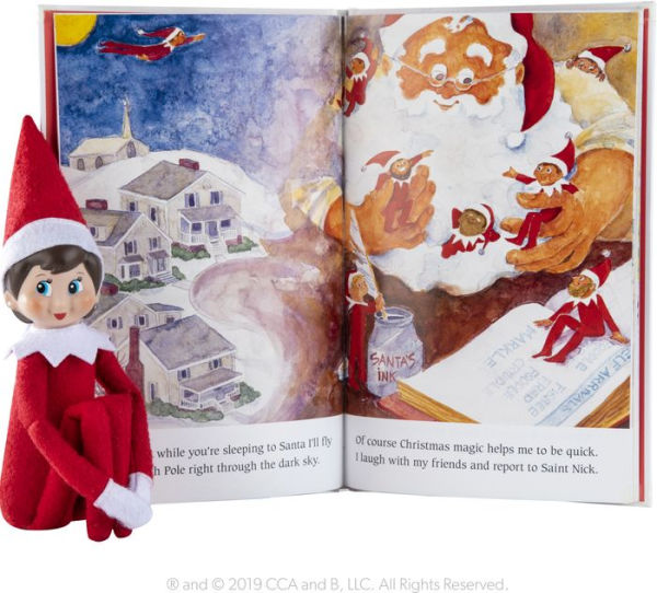 The Elf on the Shelf: A Christmas Tradition (includes blue-eyed girl scout elf)