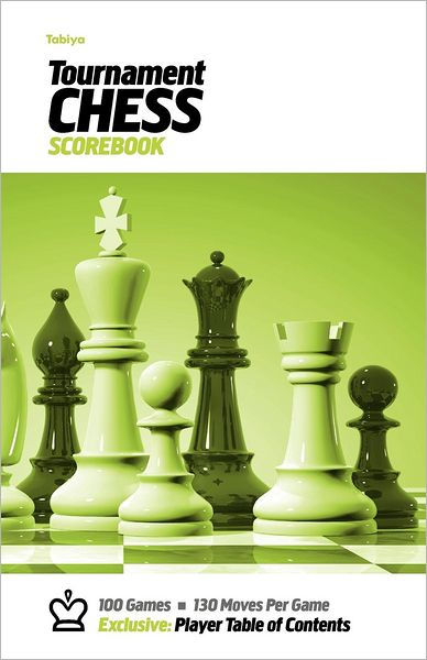 100 GAMES ORANGE HARDCOVER CHESS SCOREBOOK MADE IN USA 