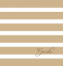 Modern Jen Guest Book and Anniversary Journal: Tan Stripes