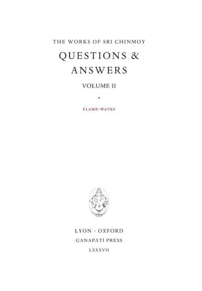 Answers II: Flame-Waves