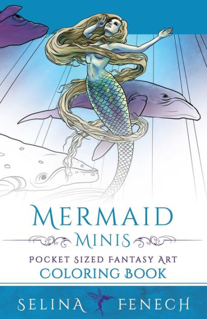 Barnes and Noble Fantasy Art Mini Adult Coloring Book