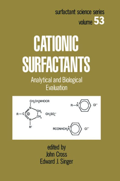 Cationic Surfactants: Analytical and Biological Evaluation