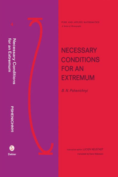 Necessary Conditions for an Extremum