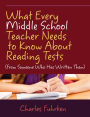 What Every Middle School Teacher Needs to Know About Reading Tests: (From Someone Who Has Written Them)