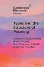 Types and the Structure of Meaning: Issues in Compositional and Lexical Semantics