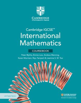 Cambridge IGCSET International Mathematics Coursebook with Digital Version (2 Years' Access)