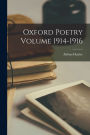 Oxford Poetry Volume 1914-1916