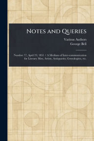 Title: Notes and Queries, Author: Various