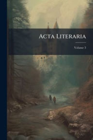 Title: Acta Literaria, Author: Creative Media Partners