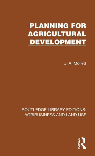 Planning for Agricultural Development