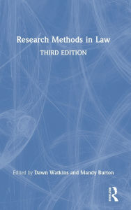 Title: Research Methods in Law, Author: Dawn Watkins