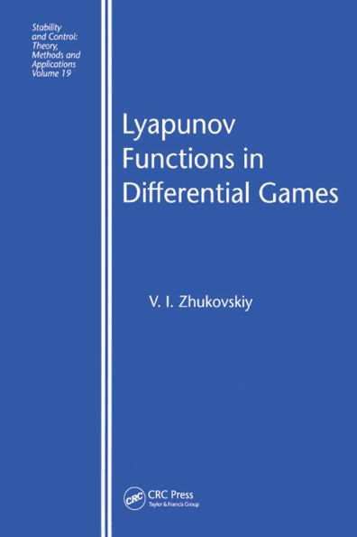 Lyapunov Functions in Differential Games