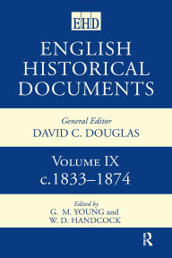 Title: English Historical Documents: Volume 9 1833-1874, Author: W.D. Handcock