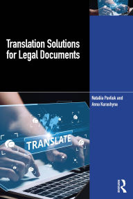 Title: Translation Solutions for Legal Documents, Author: Nataliia Pavliuk