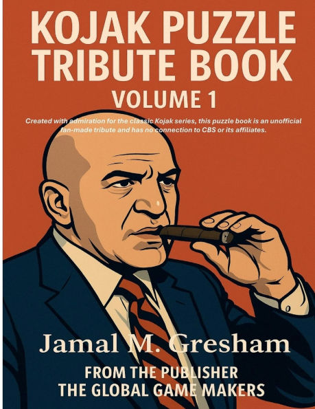 KOJAK PUZZLE TRIBUTE BOOK: VOLUME 1:Word Search Puzzles for Fans of Kojak - Pilot to Season 3