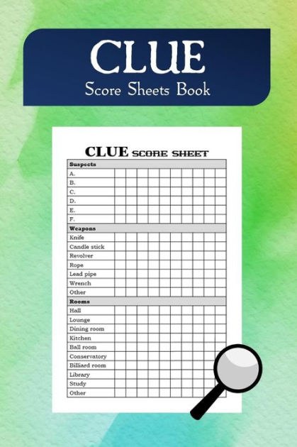 Clue Score Sheets Book: Pocket Size By Jorge Miller, Paperback 