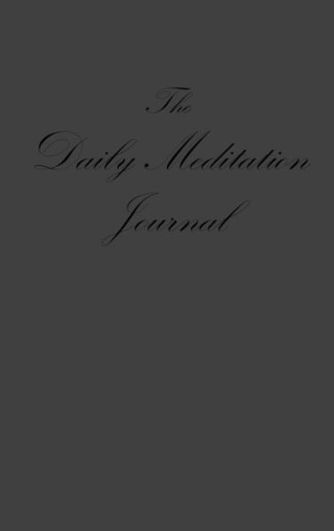 The Daily Meditation Journal (Charcoal)