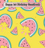 Watermelon Party Happy 1st Birthday Guestbook: Celebration Guest Book for Signing and Leaving Special Messages