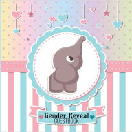 Title: Baby Elephant Gender Reveal Guestbook: Party Guest Book with Spaces for Boy or Girl Guesses, Special Wishes and Gift Log, Author: Flower Petal Guestbooks