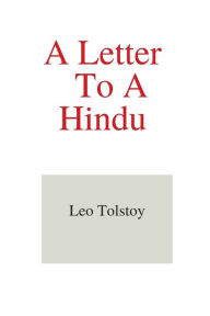 Title: A Letter To A Hindu, Author: Louisa May Alcott