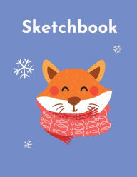 Title: Sketchbook: Cute Kawaii Winter Fox Sketchpad: 100 Large 8.5