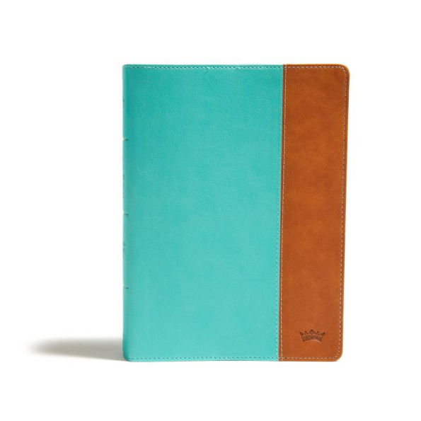 CSB Tony Evans Study Bible, Teal/Earth LeatherTouch: Advancing God's Kingdom Agenda