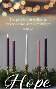 Title: Advent Bulletin: Hope (Package of 100): Isaiah 9:2 (KJV), Author: Broadman Church Supplies Staff