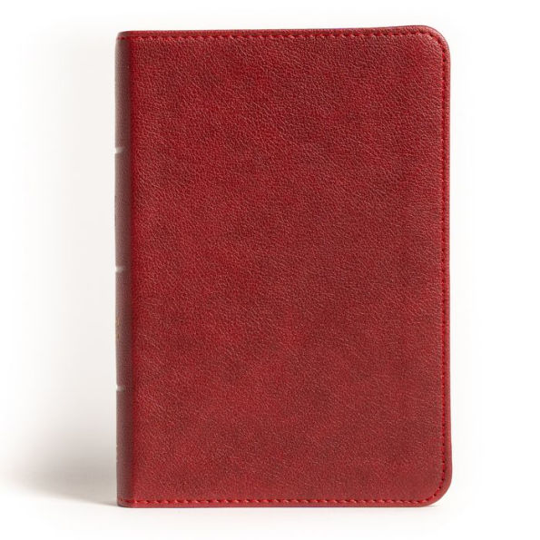 NASB Large Print Compact Reference Bible, Burgundy LeatherTouch