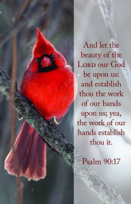 Title: General Worship Bulletin: Work (Package of 100): Psalm 90:17 (KJV), Author: Broadman Church Supplies Staff