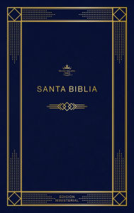 Title: RVR 1960 Biblia edición ministerial, azul oscuro, tapa rústica, Author: B&H Español Editorial Staff