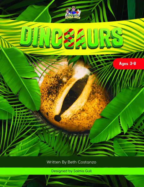 Dinosaur Activity Workbook for Kids Ages 3-8: A Fun Kid Workbook for Learning