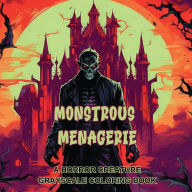 Title: Monstrous Menagerie: A Horror Creature Grayscale Coloring Book, Author: N D Jones