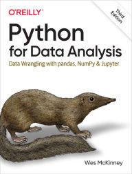 Title: Python for Data Analysis, Author: Wes McKinney